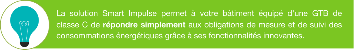 Décret BACS : GTB classe C + système de mesure des consommations